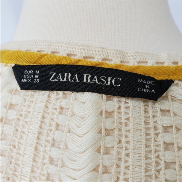 Zara Corduroy Puff Sleeve Blouse - Picture 8 of 12